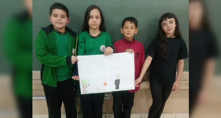 Proposta em sala de aula rendeu amplos e diversificados trabalhos.