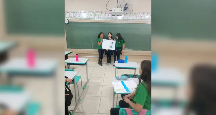 Proposta em sala de aula rendeu amplos e diversificados trabalhos.
