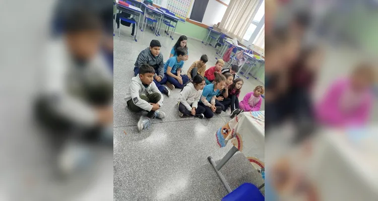 Veja alguns registros do trabalho em sala de aula.