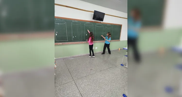 Veja alguns registros do trabalho em sala de aula.