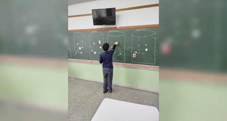 Veja alguns registros do trabalho em sala de aula.