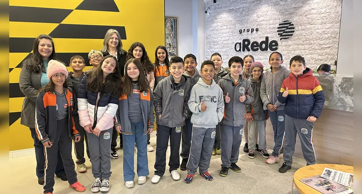Confira como foi a visita da turma à sede do Grupo aRede.