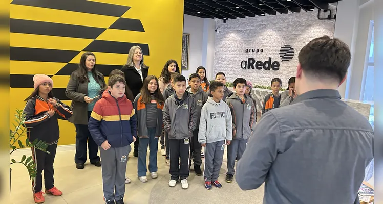 Confira como foi a visita da turma à sede do Grupo aRede.