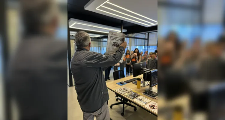Confira como foi a visita da turma à sede do Grupo aRede.