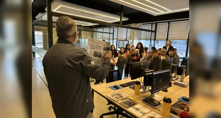 Confira como foi a visita da turma à sede do Grupo aRede.