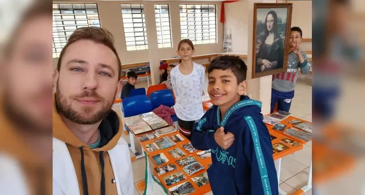 Veja a série de registros da exposição realizada pelos estudantes.