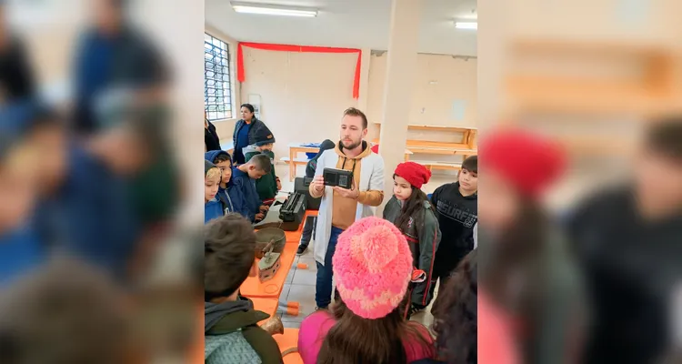 Veja a série de registros da exposição realizada pelos estudantes.