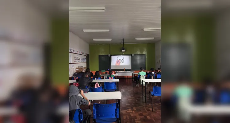Educandos puderam jogar e entender conceitos importantes deste jogo milenar.