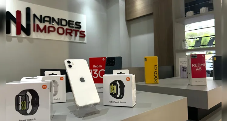 Nandes Imports inaugura em PG com uma vasta variedade de produtos e celulares
