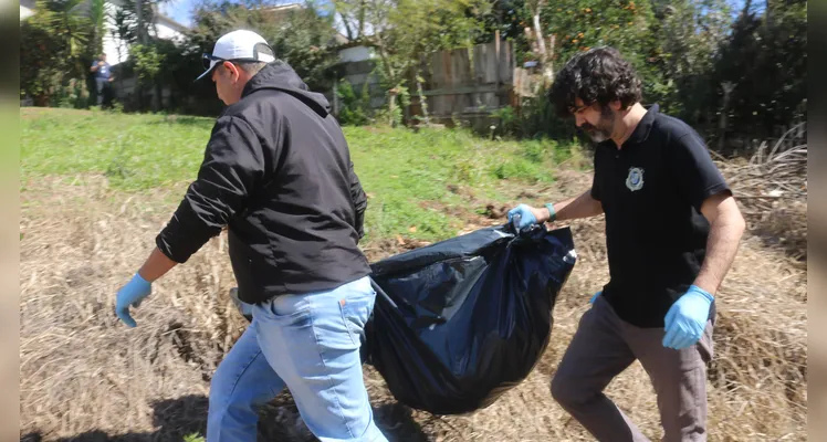 Ossada encontrada em PG pode estar há anos enterrada no local