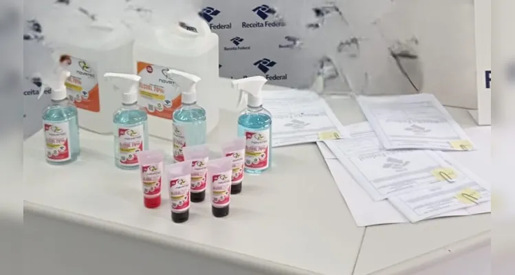 Receita Federal destina R$ 1,2 milhão em carga de bebidas e óleo vegetal à Unicentro