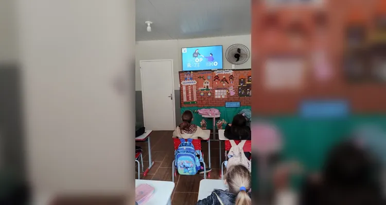 A partir do conteúdo do projeto, a classe desenvolveu estudos e atividades práticas.