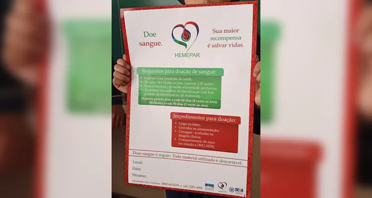 A partir dos estudos realizados em sala, a turma realizou apresentações nas demais turmas da escola e distribuiu folders informativos aos familiares dos educandos.