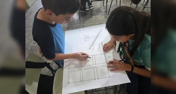 Posteriormente, os alunos elaboraram cartazes e folders e realizaram apresentações aos demais colegas do terceiro e quarto ano da escola.