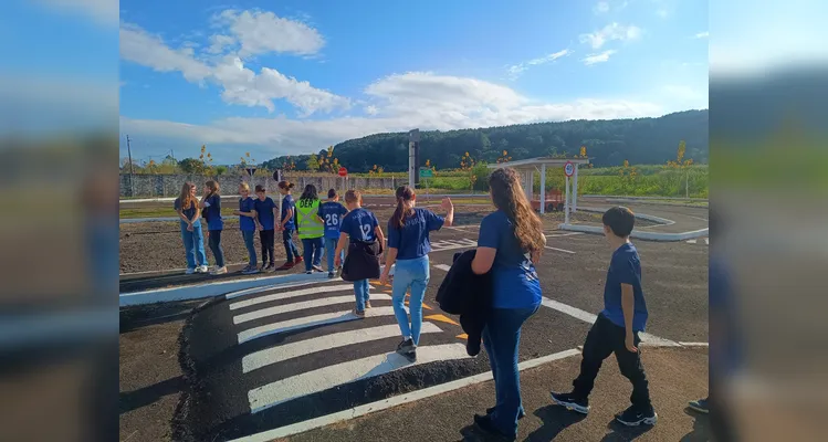 A dinâmica propiciou a conclusão dos estudos realizados pelos alunos ao longo do semestre.