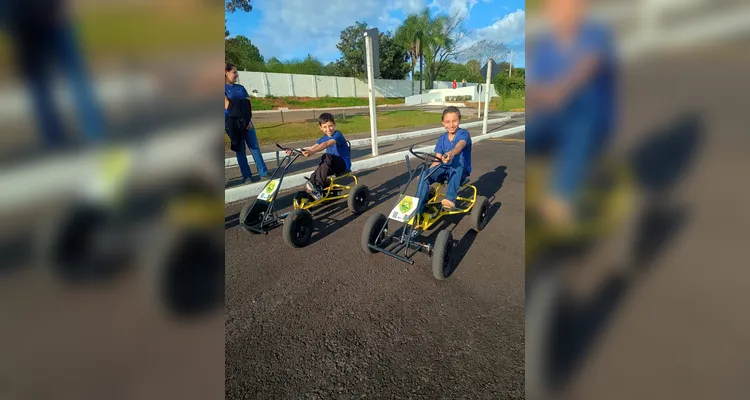 A dinâmica propiciou a conclusão dos estudos realizados pelos alunos ao longo do semestre.