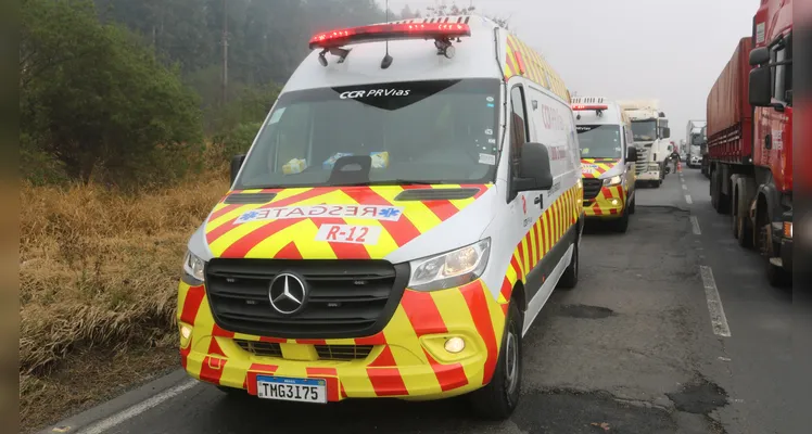 Motociclista fica gravemente ferido em acidente na BR-376