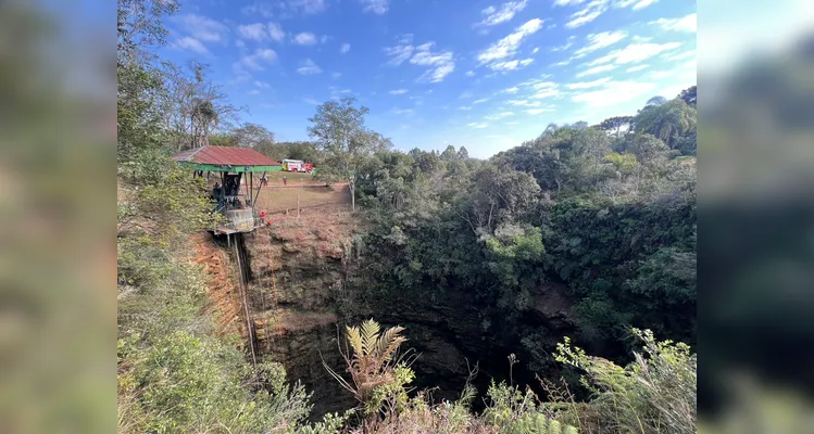 Elevador panorâmico do Parque Vila Velha será revitalizado com aporte de R$ 13,2 milhões