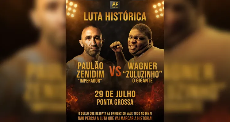'Paulão Fight' completa 31 anos e traz luta histórica do MMA para PG