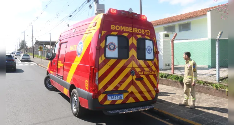 Uma equipe do Siate foi acionada para atender a ocorrência.