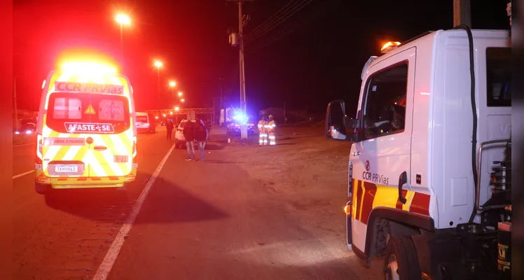 Atropelamento na Souza Naves deixa homem gravemente ferido em PG