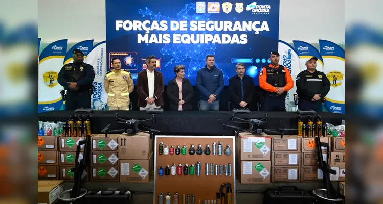 Prefeitura de PG adquire drones e armamentos menos letais