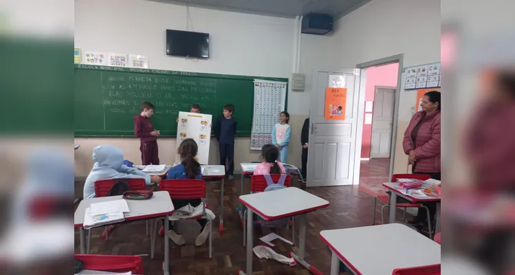 Estudantes puderam imergir no tema e compartilhar informações em outras classes.