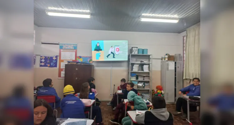 Estudantes puderam imergir no tema e compartilhar informações em outras classes.