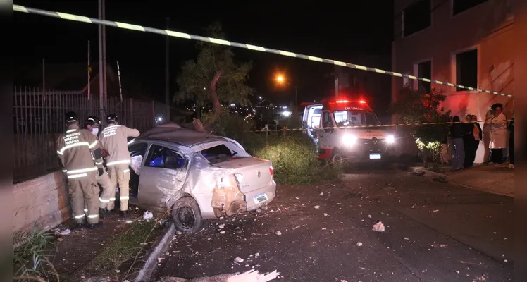 Acidente termina em morte na Palmeirinha, em PG