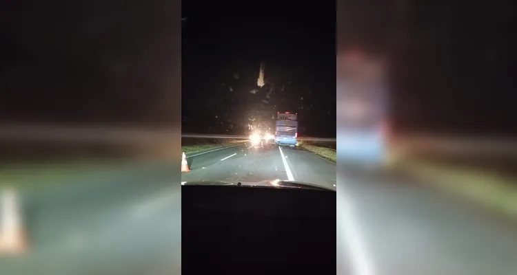 Homem morre atropelado ao tentar salvar filha na PR-151 em Jaguariaíva