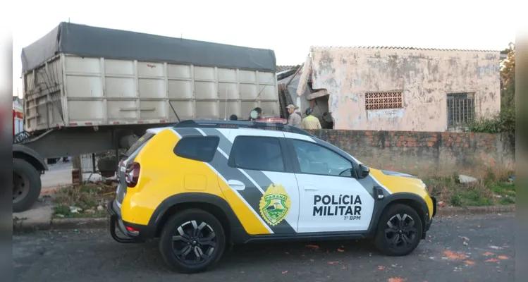 A Polícia Militar atendeu a ocorrência.