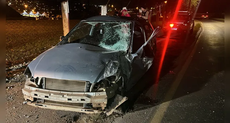 Agora: acidente no Contorno deixa três feridos em Ponta Grossa