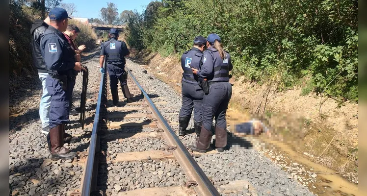 Cadáver é encontrado em linha do trem no Boa Vista, em Ponta Grossa
