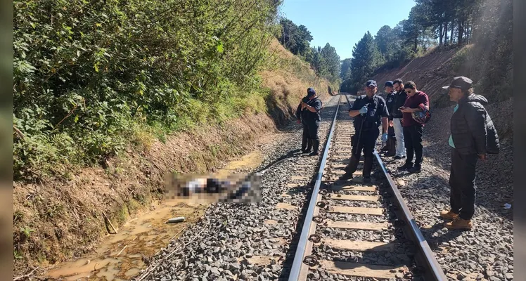 Cadáver é encontrado em linha do trem no Boa Vista, em Ponta Grossa