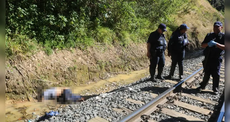 Imagens revelam local que cadáver foi encontrado em PG