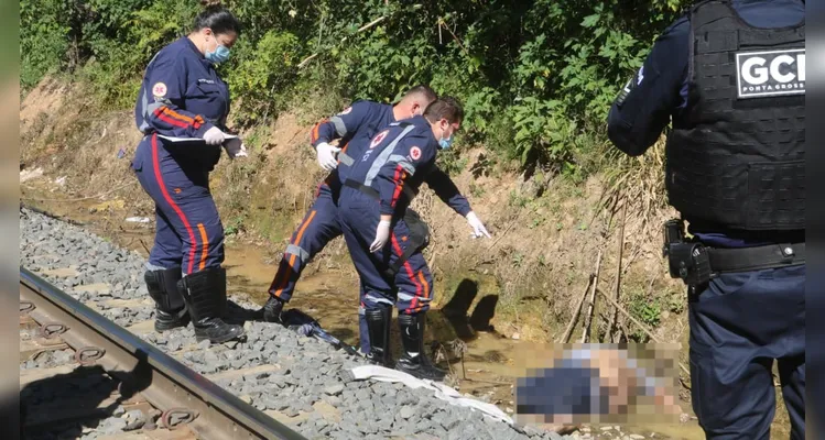 Imagens revelam local que cadáver foi encontrado em PG