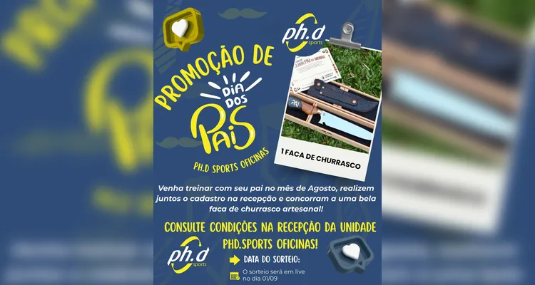 PhD Sports anuncia promoção especial de Dia dos Pais