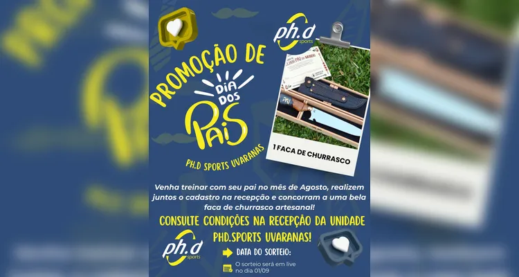 PhD Sports anuncia promoção especial de Dia dos Pais