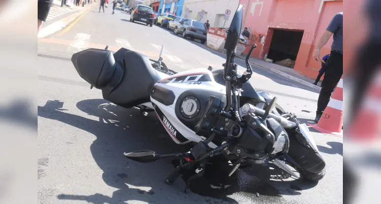 Um motociclista de 22 anos precisou atendido pela Samu.