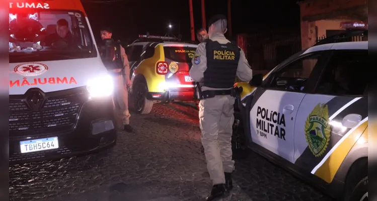 Trote sobre vítima de arma de fogo mobiliza equipes da PM e do Samu em PG
