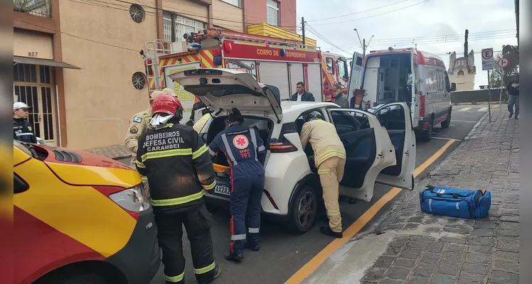 O acidente aconteceu nesta manhã de sexta (4)