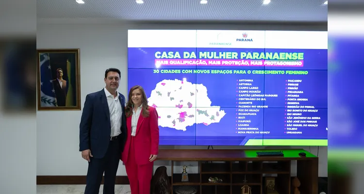 Curitiba, 20 de agosto de 2025 - Lançamento da Casa da Mulher Paranaense.