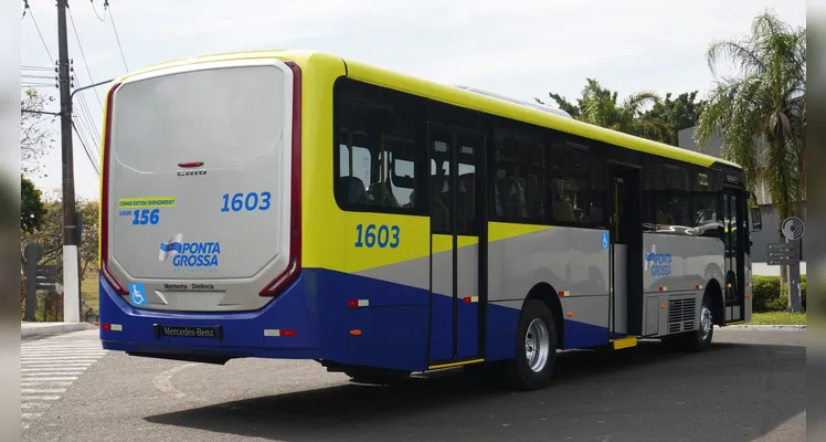 Com novas cores, PG recebe nova frota de ônibus em setembro