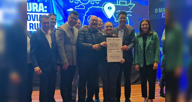 Carambeí recebeu R$ 9,8 milhões.