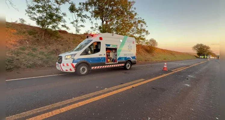 Caminhão da dupla Rio Negro & Solimões colide com carro na BR-369