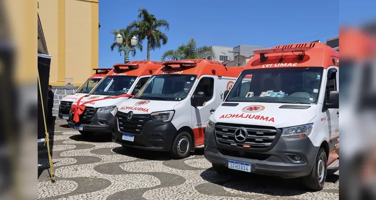 Veículos irão reforçar o atendimento de urgência e emergência em Palmeira.