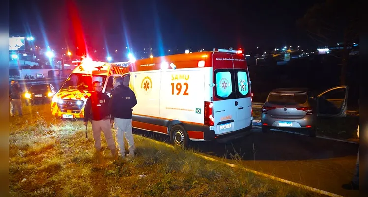 Condutor 'apaga', sai da pista, não resiste e morre na BR-376, em PG