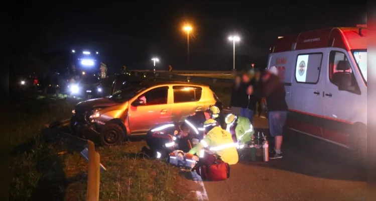 Condutor 'apaga', sai da pista, não resiste e morre na BR-376, em PG