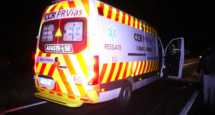 Filho e pai saem ilesos após acidente destruir cabine de caminhão em Ponta Grossa