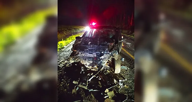Identificada vítima de acidente entre 3 veículos em Teixeira Soares